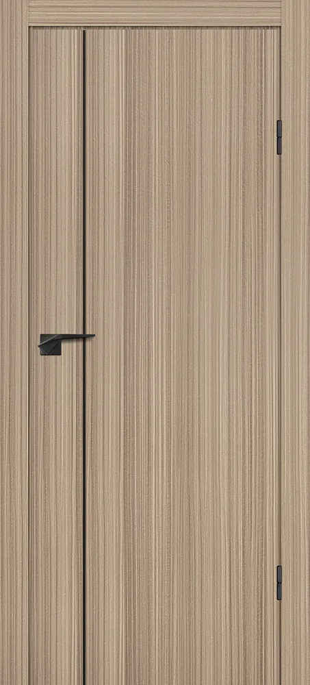 Фото Межкомнатная дверь P-21 AL черный молдинг Эвкалипт тасманский